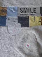 Couverture souvenir à partir vêtement bébé enfant adulte ou personne chère. Création souvenir. Idée cadeau maman. Couverture souvenir avec bandeau. Dessin ou photo imprimé tissu.