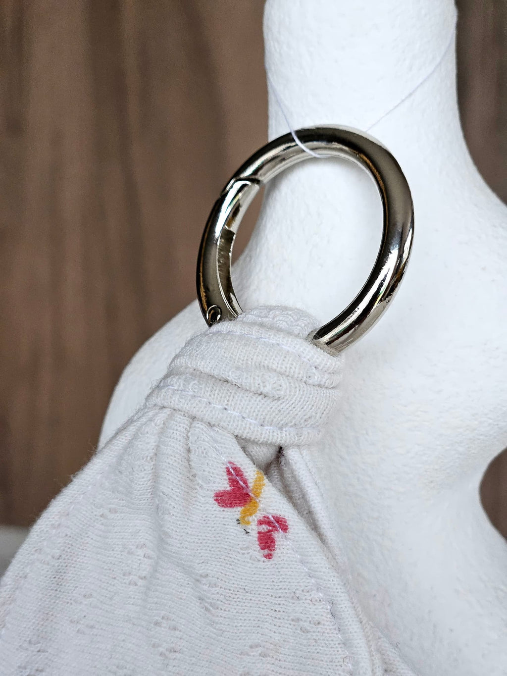 Porte clé goutte souvenir confectionné à partir des vêtements de vos bébés et enfant
