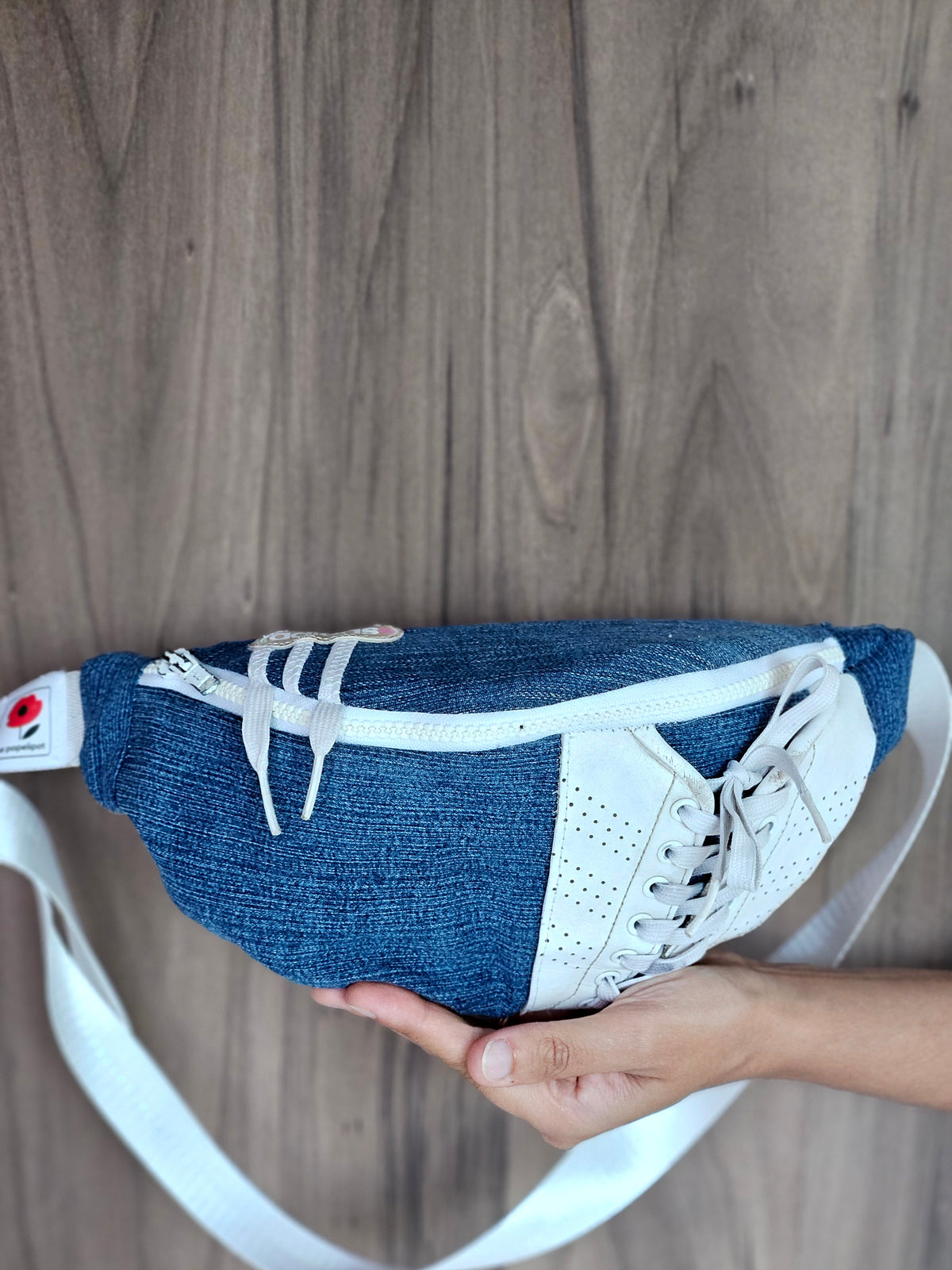 Sac banane personnalisé réalisé à partir des vêtements de vos bébés