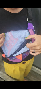 Sac banane personnalisé réalisé à partir des vêtements de vos bébés