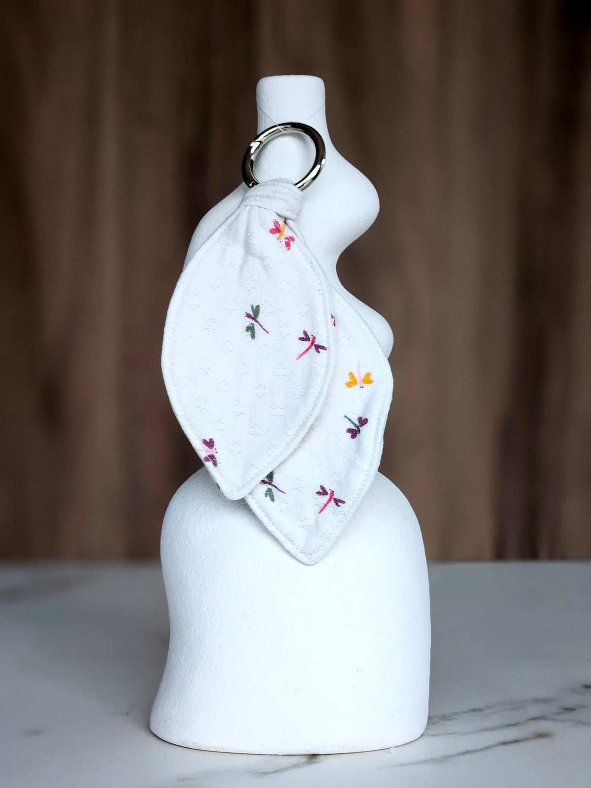 Porte clé goutte souvenir confectionné à partir des vêtements de vos bébés et enfant